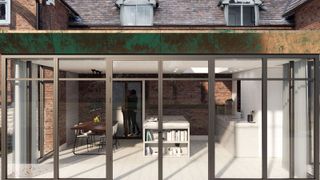 glass kitchen extension