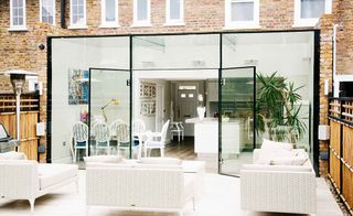 glass box extension to replace dated conservatory