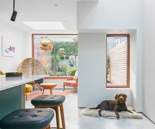 kitchen extension with picture window